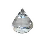 FACETED CLEAR DIAMOND SHAPE PAPERWEIGHT UNCATEGORIZED