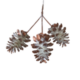PINECONE STEM FLORAL/GREENERY COOPER/WHITE 28"