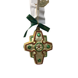 WATERFORD SPIRITUALITY CROSS ORNAMENT HOLIDAY DECOR 4"