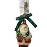 WATERFORD SANTA WITH GIFTS/WREATH ORNAMENT HOLIDAY DECOR 5.5