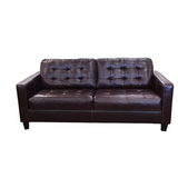 SLEEPER TUFTED SOFA ESPRESSO 36H X 381.5W X 37D