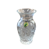 WATERFORD VASE CRYSTAL 6"H