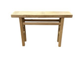 WOOD ACCENT TABLE NATURAL WOOD 30H X 48W X 12D