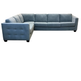 PALLISER 2 PC SECTIONAL SOFA LT. BLUE 31H X 48 X 48 X 40.5D