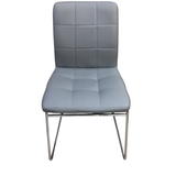 METAL/UPHOLSTERED SEAT & BACK CHAIR GRAY 33H X 18.5W X 19.5D