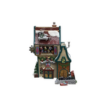 DEPARTMENT 56 JACK IN THE BOX "VILLAGE HOUSE" HOLIDAY DECOR MULTICOLOR 9 X 6
