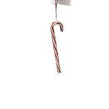 BLOWN GLASS CANDY CANE ORNAMENT HOLIDAY DECOR RED 9"