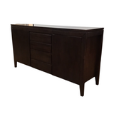 WITH 2 DOORS/4 DRAWERS BUFFET BROWN 35.5H X 67W X 19D