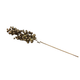 SEED BEADED BERRY STEM HOLIDAY DECOR BROWN/GOLD 30.5