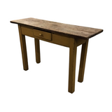RUSTIC WRITING TABLE CONSOLE/SOFA TABLE NATURAL WOOOD 32H X 51W X 16.5D