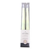 SET OF 2 LED DRIP TAPER CANDLES HOLIDAY DECOR CREAM 11.5H