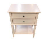 WITH 2 DRAWERS NIGHTSTAND PINK 28H X 22W X 15.5D