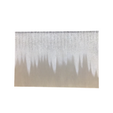 Z GALLERIE "EVENING ETOILE 2" ABSTRACT (RET. $799.00) ART TAUPE WHITE -/SILVER 72 X 48