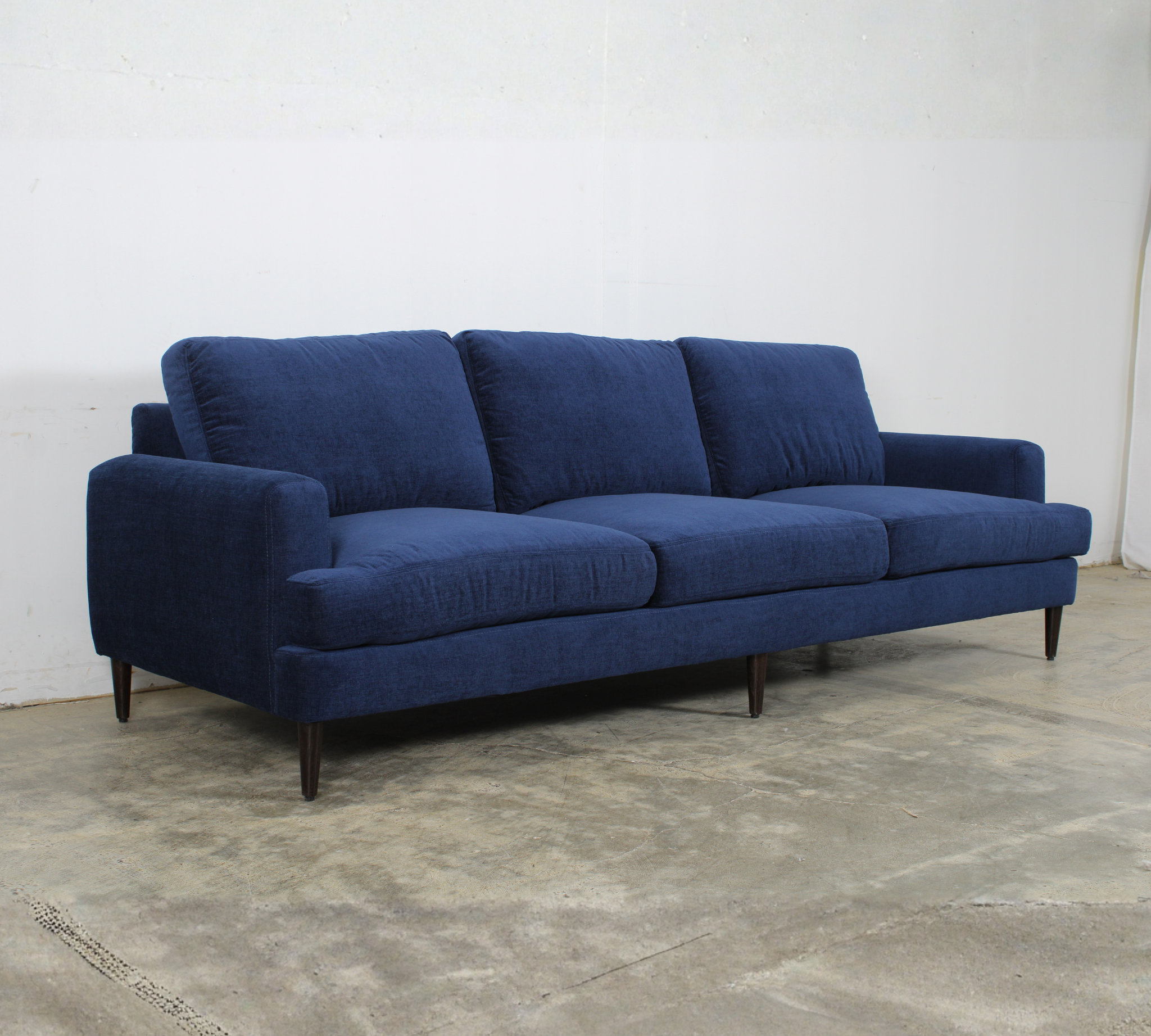 Rigney Sofa in Blue Titan Chenille