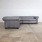 Traditional Chesterfield Radius Corner Sectional