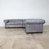 Traditional Chesterfield Radius Corner Sectional