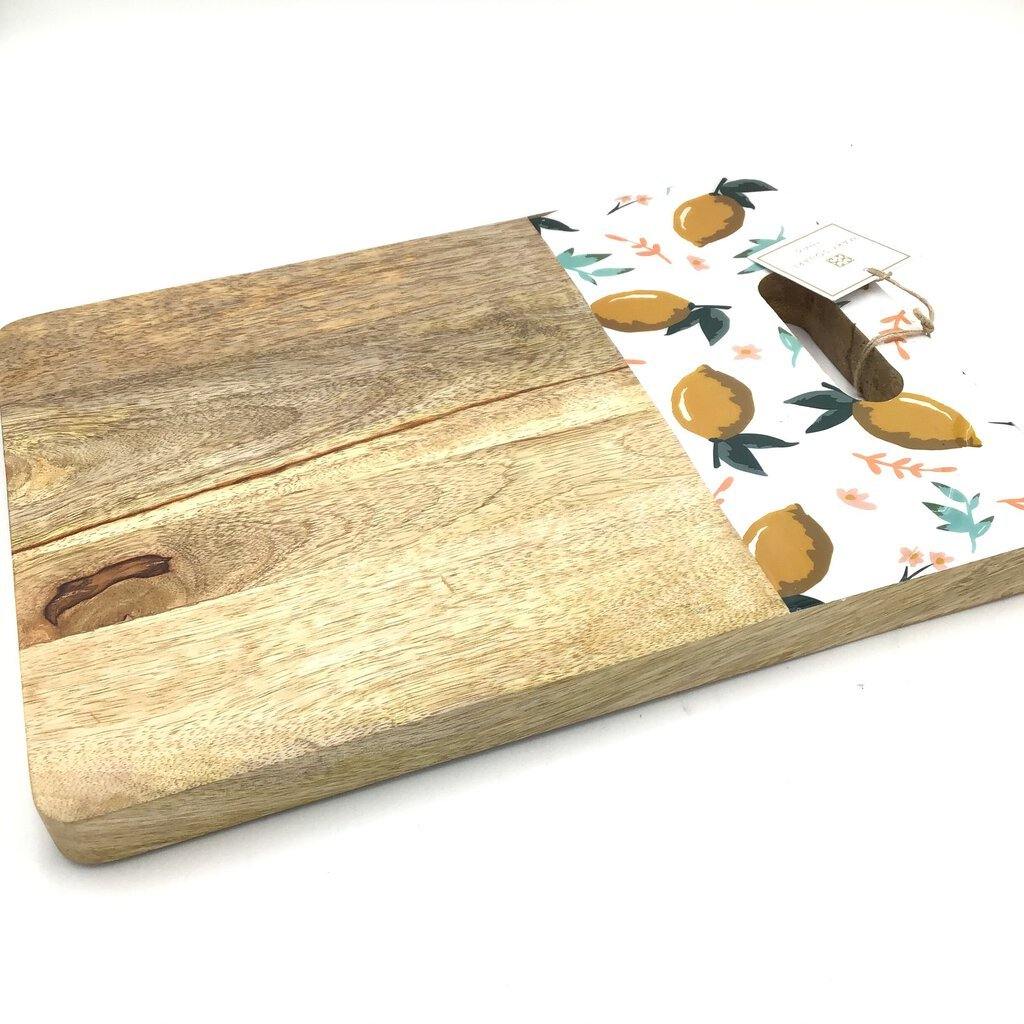 CUTTING BOARD LEMON LOVE HOME ACCESSORIES - Too Good To Be Threw Furniture