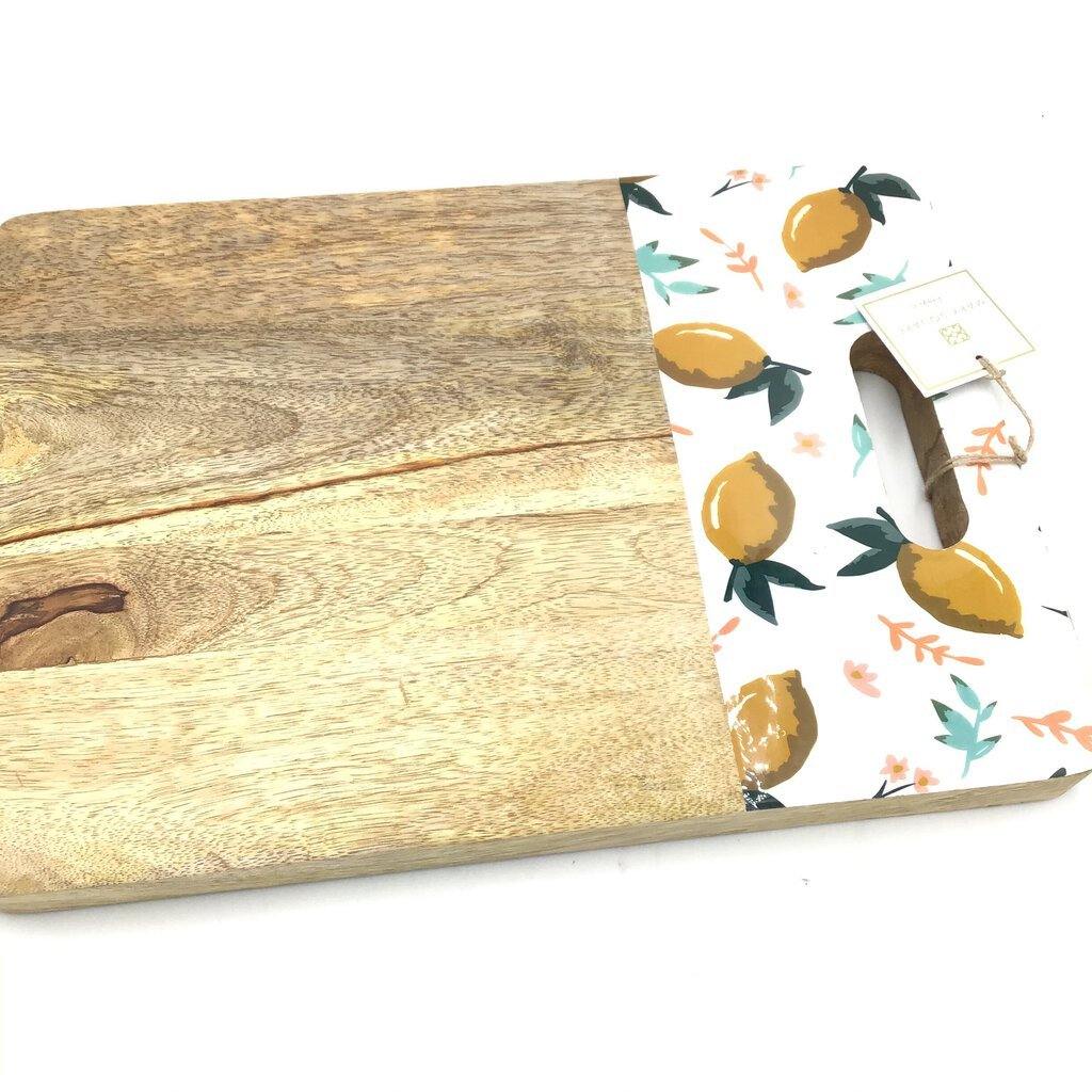 CUTTING BOARD LEMON LOVE HOME ACCESSORIES - Too Good To Be Threw Furniture