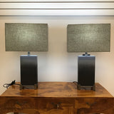 PS MTL TABLE LAMP/LIGHTING GRAY/BLACK