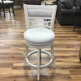 COUNTER SWIVEL STOOL WITH FABRIC SEAT BARSTOOL 24"