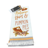 AUTUMN AFTERNOON PRINTED DISH TOWEL HOLIDAY DECOR