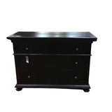 RESTORATION HARDWARE WITH 3 DRAWERS (ST. JAMES ) CHEST/DRESSER BROWN 32H X50W X 22D